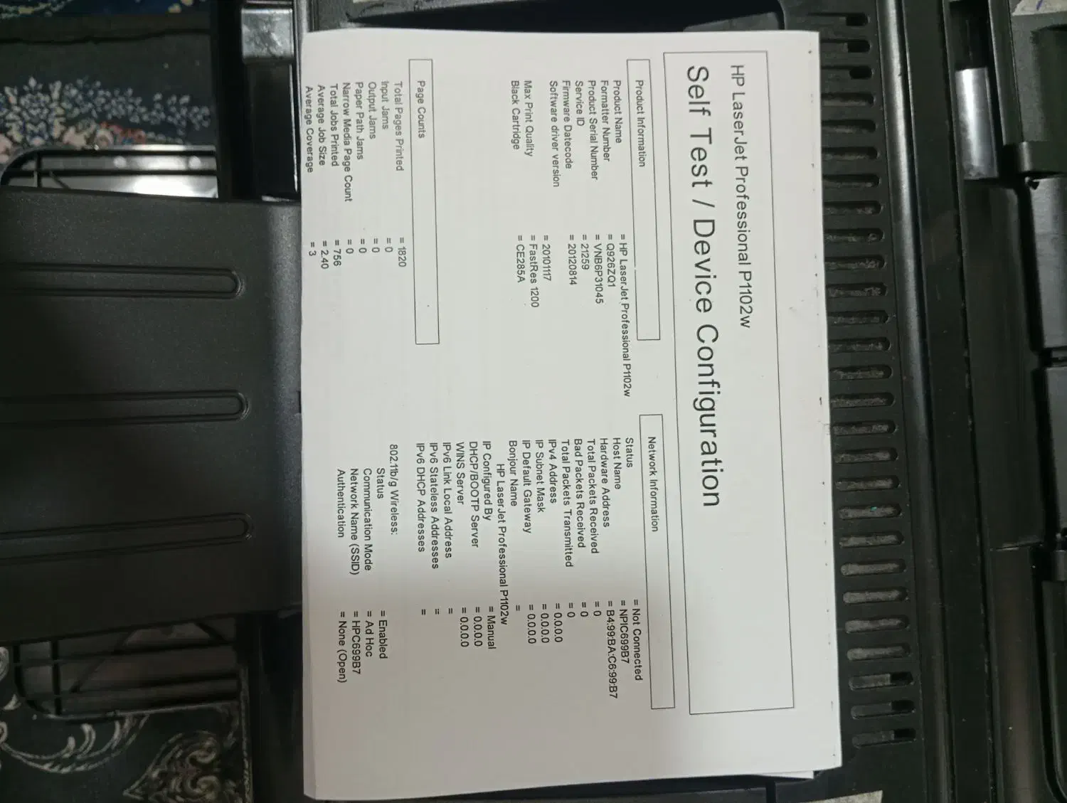 پرینتر ۱۱۰۲w در حد|پرینتر، اسکنر، کپی، فکس|تهران, چهارصد دستگاه|دیوار