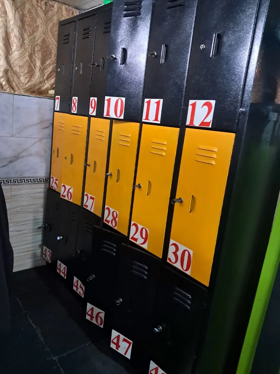 کمد ورزشی رختکن|جاکفشی، کمد، دراور|باسمنج, |دیوار