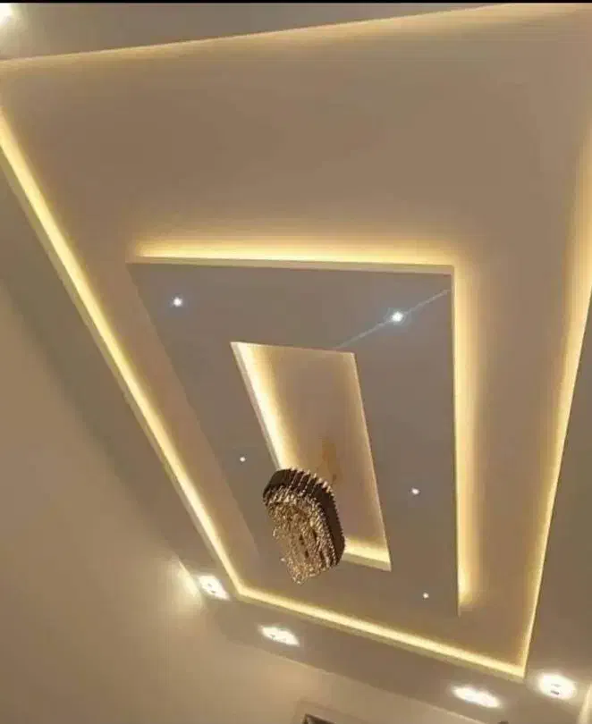 سقف کاذب کناف دکور تایل دیوار پیش ساخته دیوارپوش|خدمات پیشه و مهارت|یزد, |دیوار