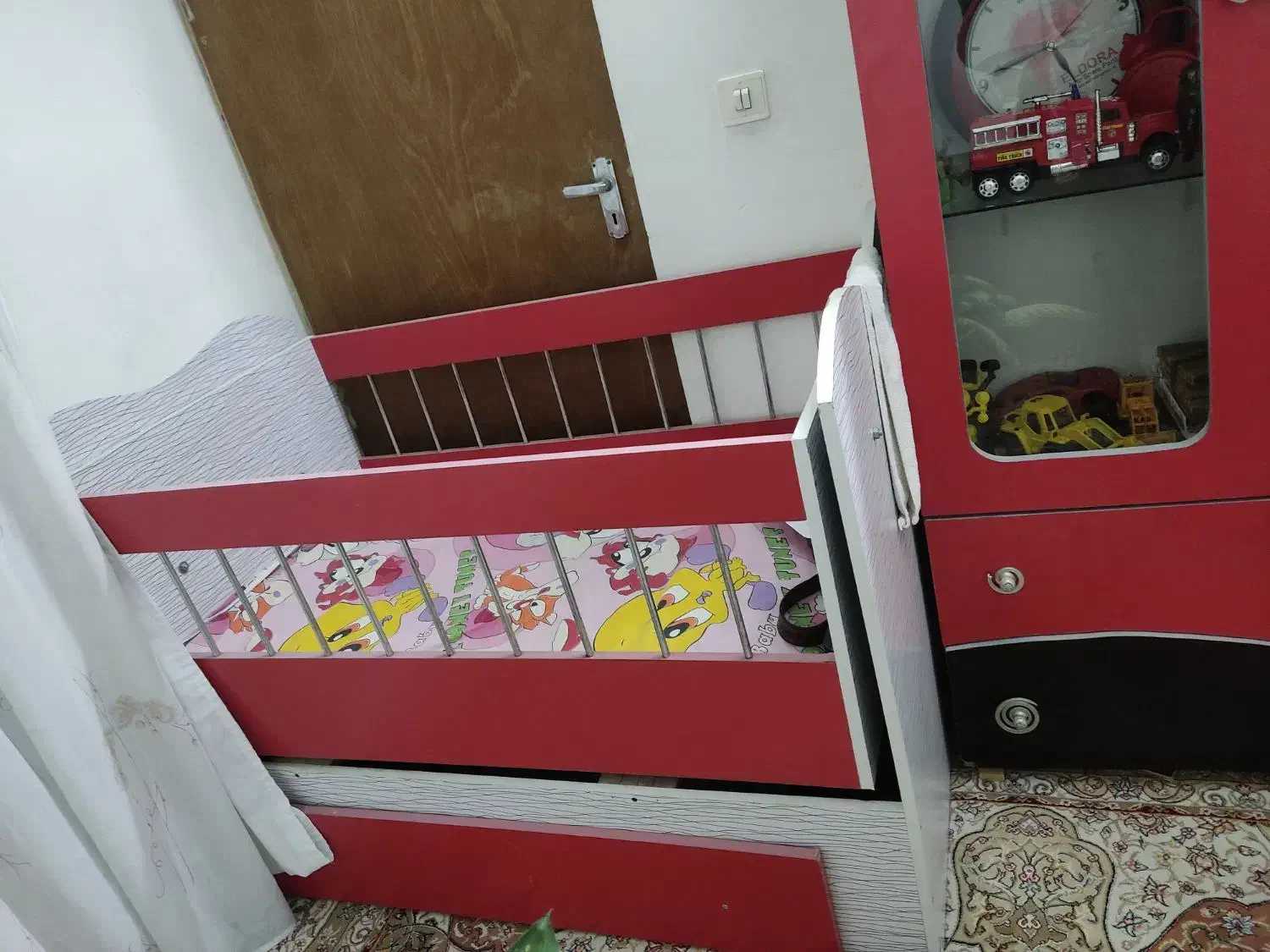 تخت کمد کودک|تخت و سرویس خواب|شیروان (خراسان), |دیوار