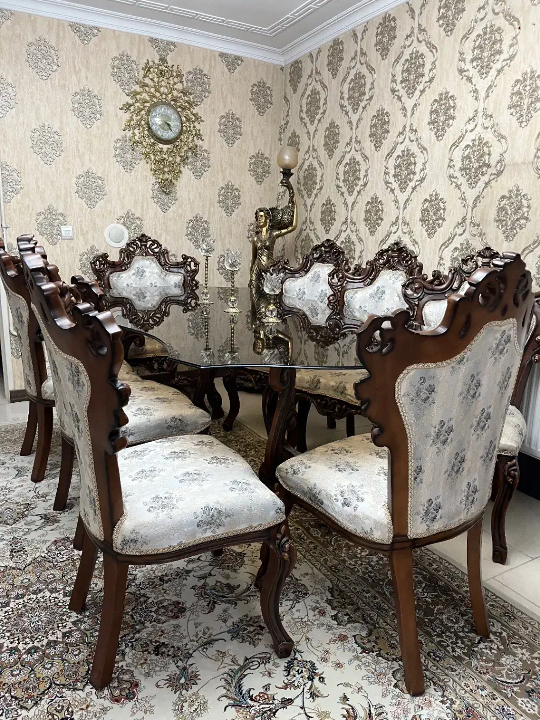 میز نهار خوری|میز و صندلی غذاخوری|فردیس, نگارستان|دیوار