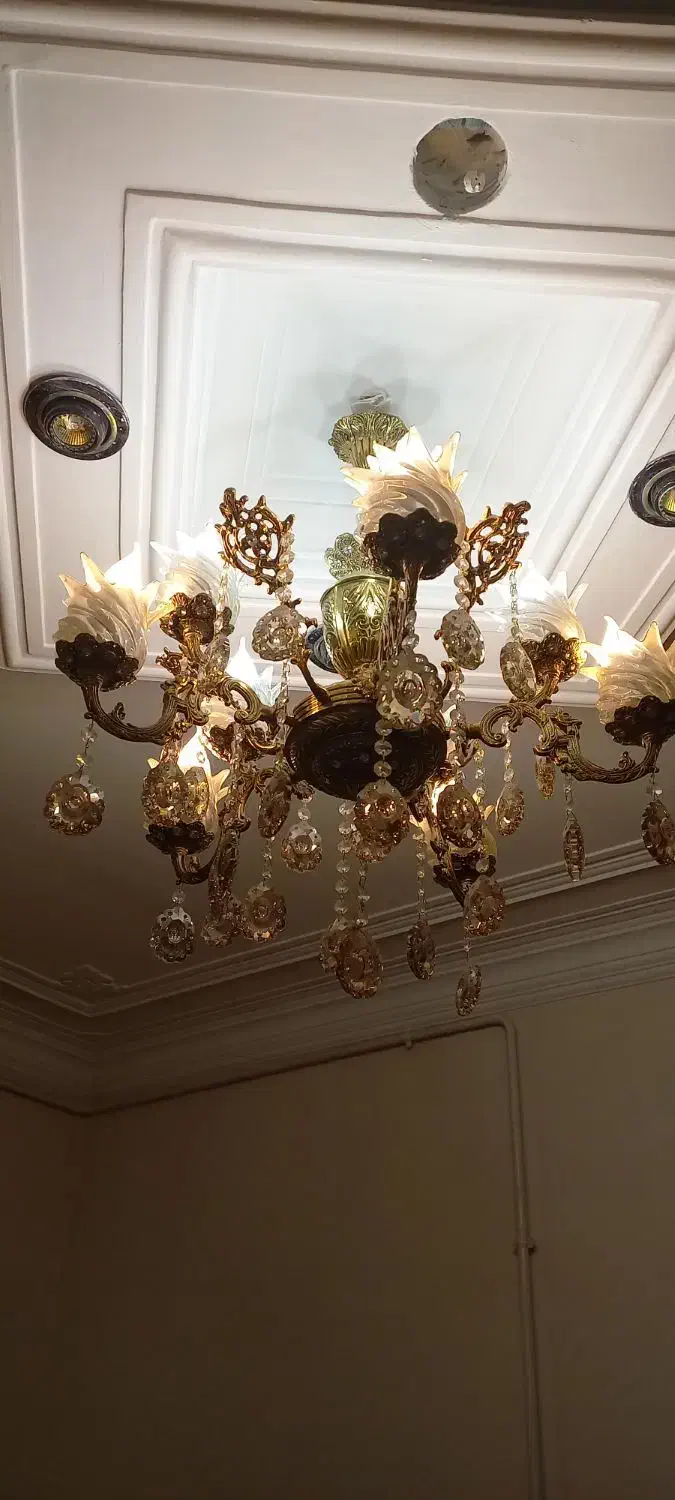 لوستر|لوستر و چراغ آویز|اقبالیه, |دیوار