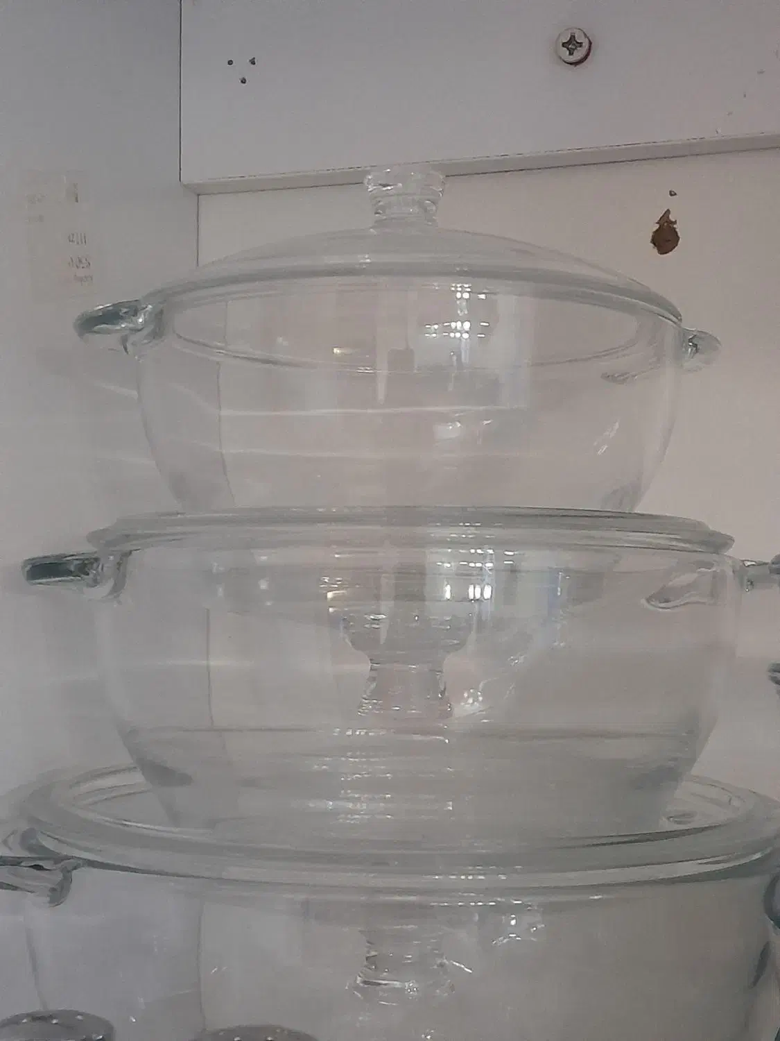 قابلمه سه تیکه پیرکس درب دار|ظروف پختوپز|گلبهار, شهر جدید گلبهار|دیوار