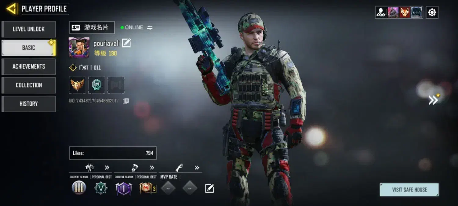 اکانت کالاف دیوتی موبایل|کنسول، بازی ویدئویی و آنلاین|اصفهان, شهرک کاوه|دیوار