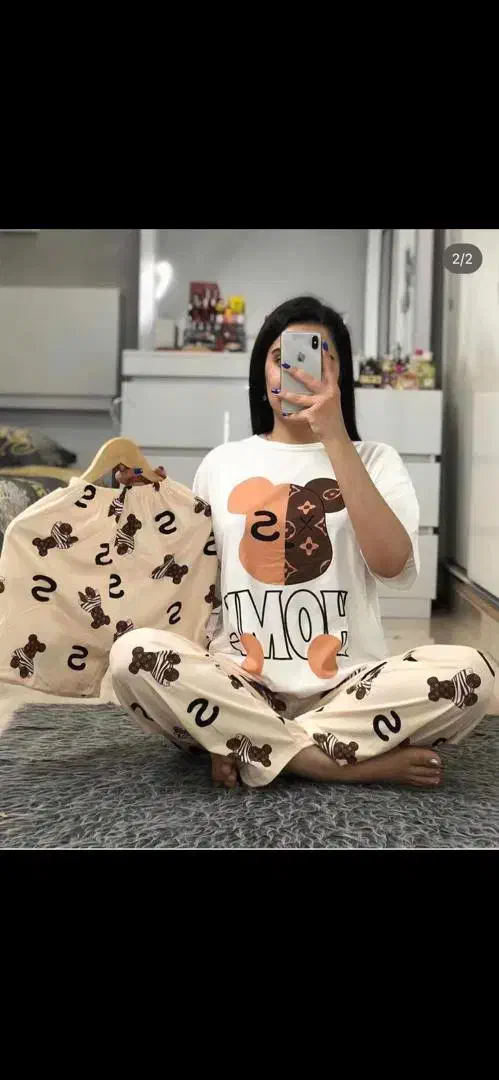 لباس های راحتی و خانگی دوتیکه سه تیکه وارداتی|لباس|تبریز, |دیوار