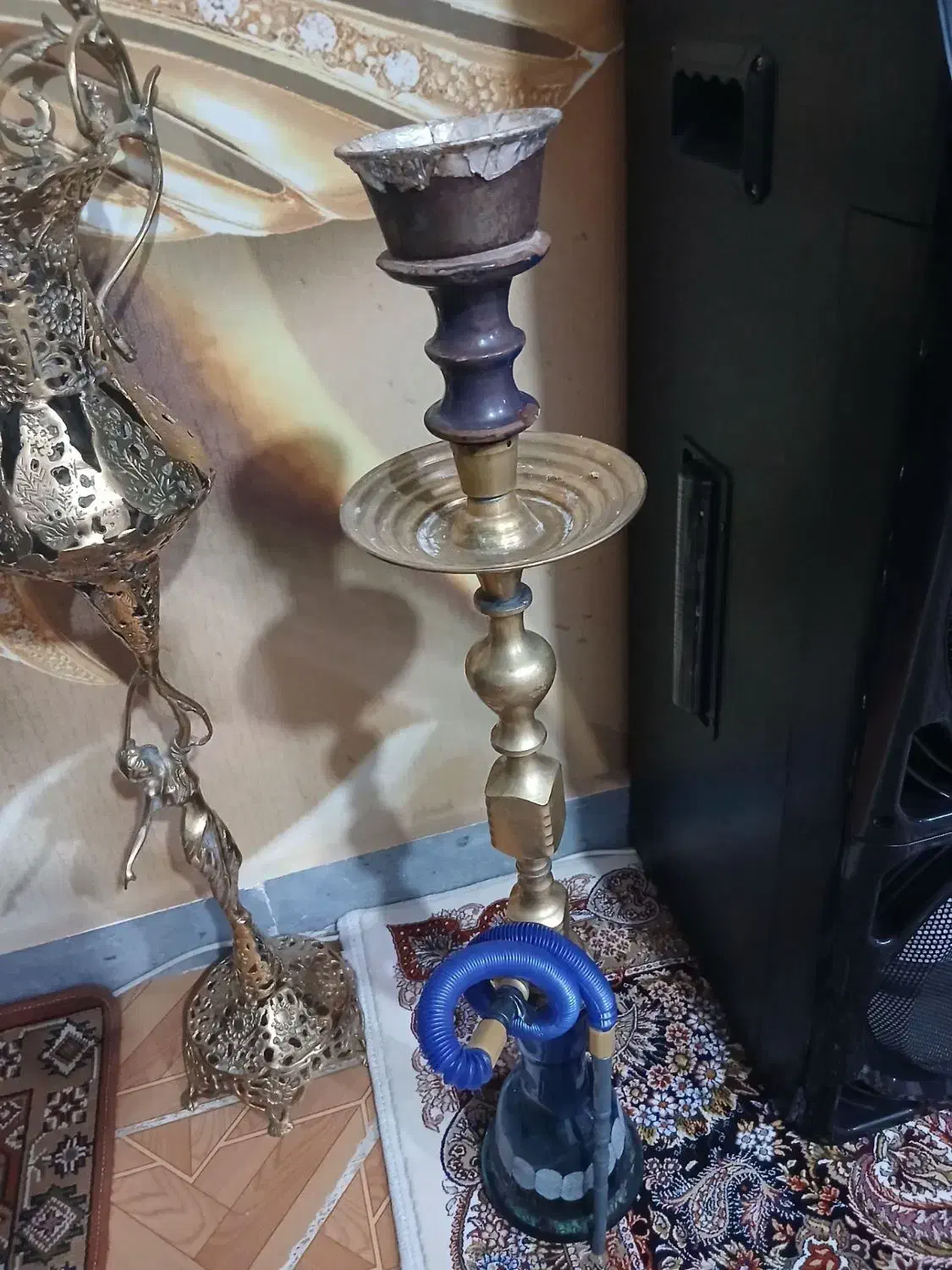 قلیان برنز|صنایع دستی و سایر لوازم تزئینی|سهند, |دیوار