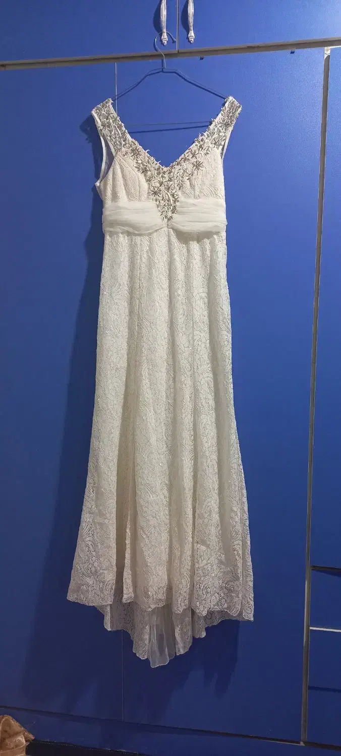 لباس مجلسی عروس همراه چادر عروس|لباس|اندیمشک, |دیوار