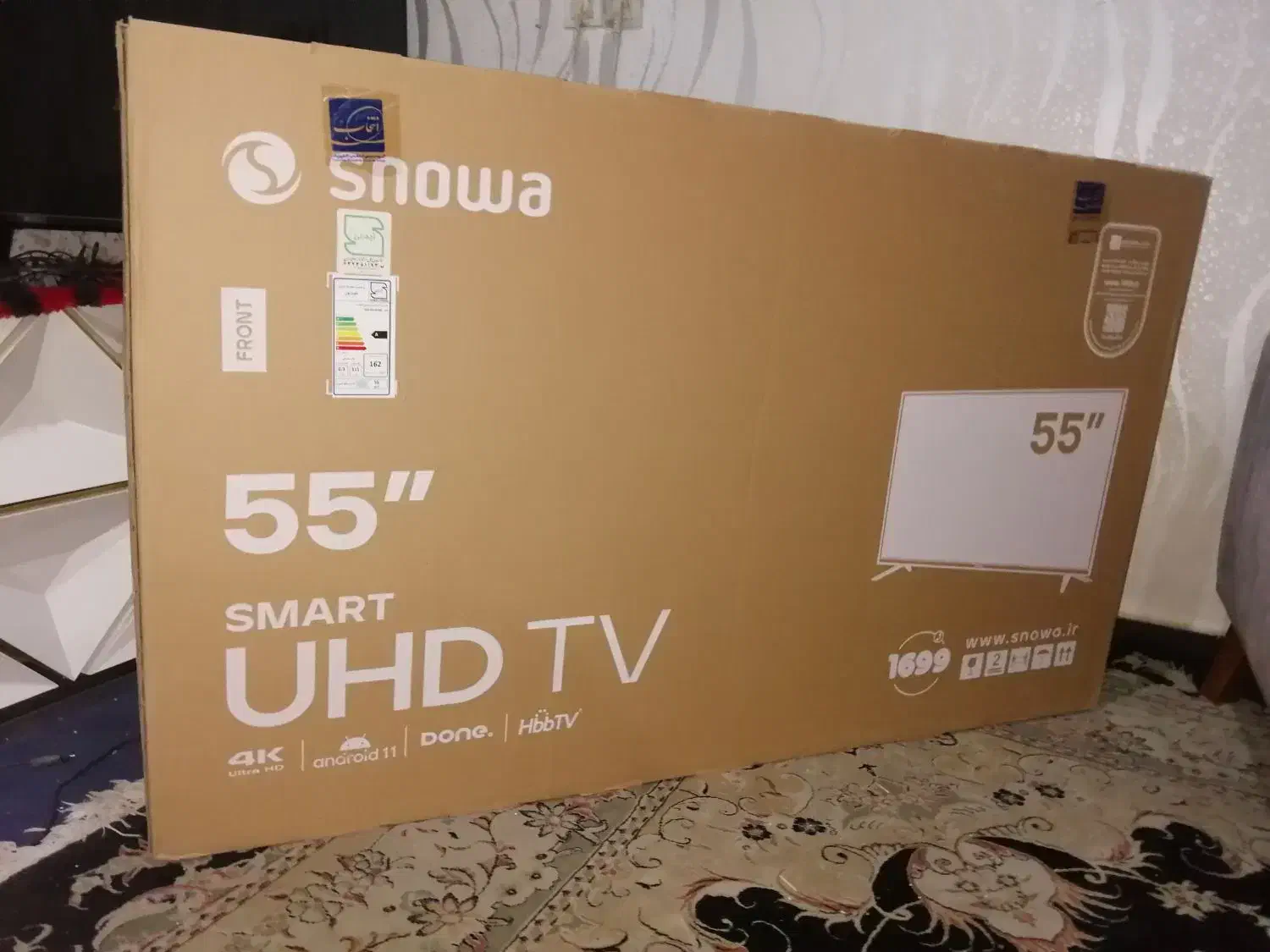 ال ای دی 55 اینچ Snowa هوشمند 4K آکبند|تلویزیون و پروژکتور|اهواز, پردیس دو|دیوار