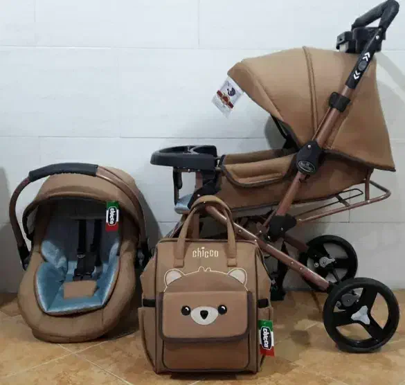 سرویس کالسکه برند چیکو خرسی فروشگاه سیسمونی115|کالسکه و لوازم جانبی|کرمان, |دیوار