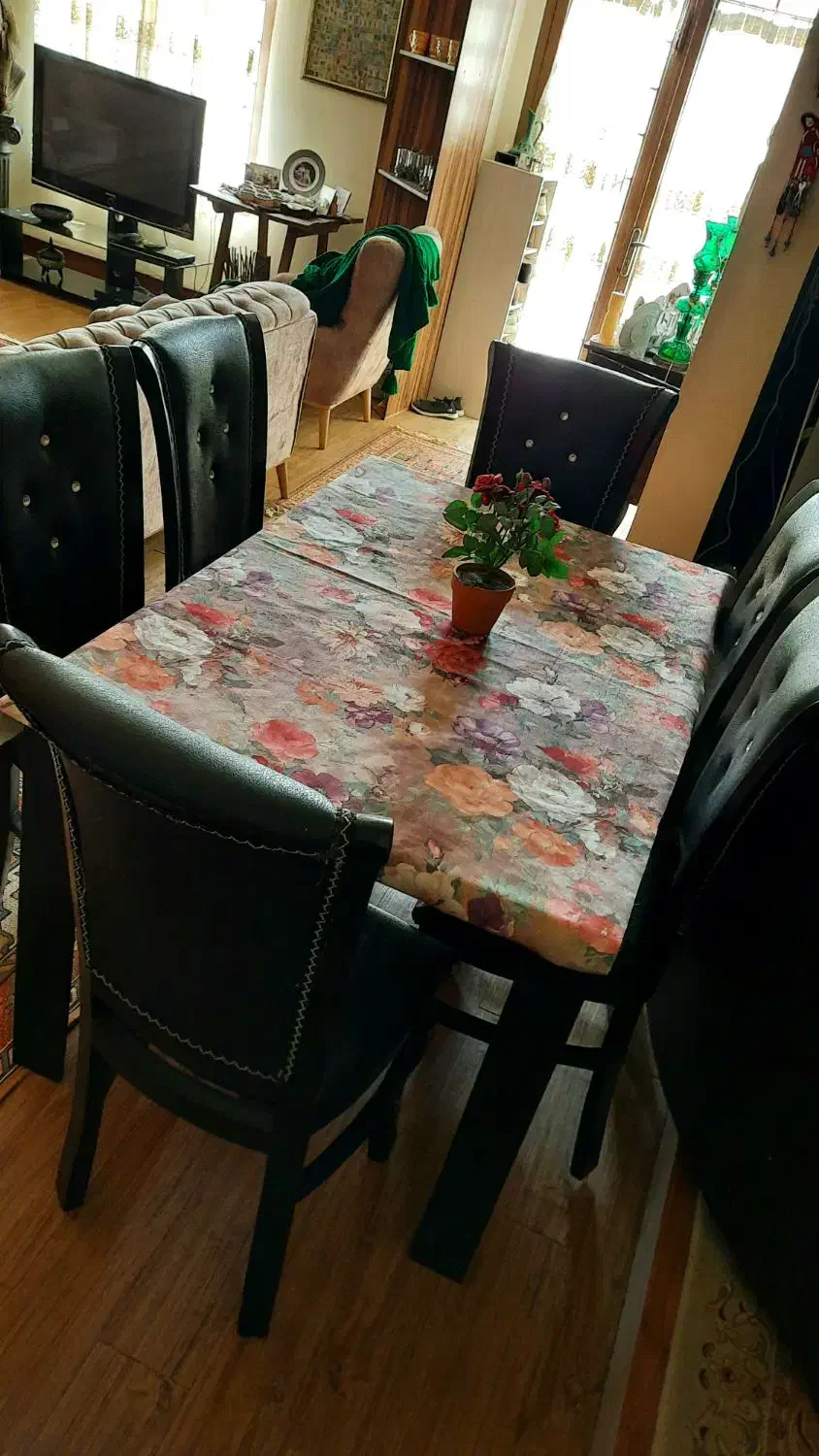 میز ناهارخوری ۶ نفره|میز و صندلی غذاخوری|برازجان, |دیوار