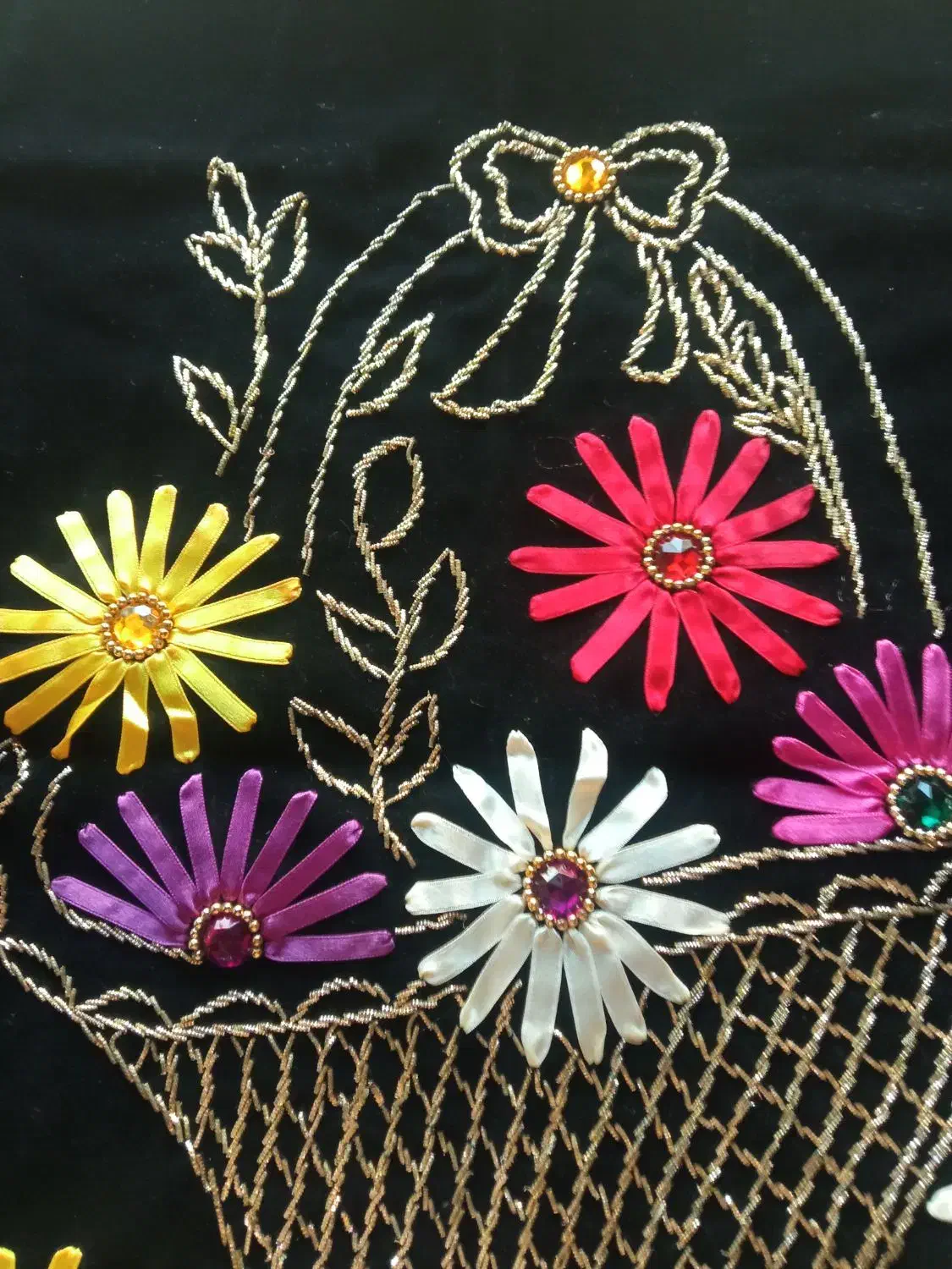 تابلو گلدوزی کاردست|صنایع دستی و سایر لوازم تزئینی|رودهن, |دیوار