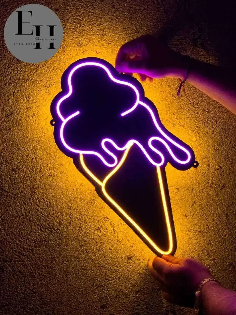 تابلو نئون LED چلنیوم لایت باکس نوری|ریسه و چراغ تزئینی|اصفهان, خرم|دیوار