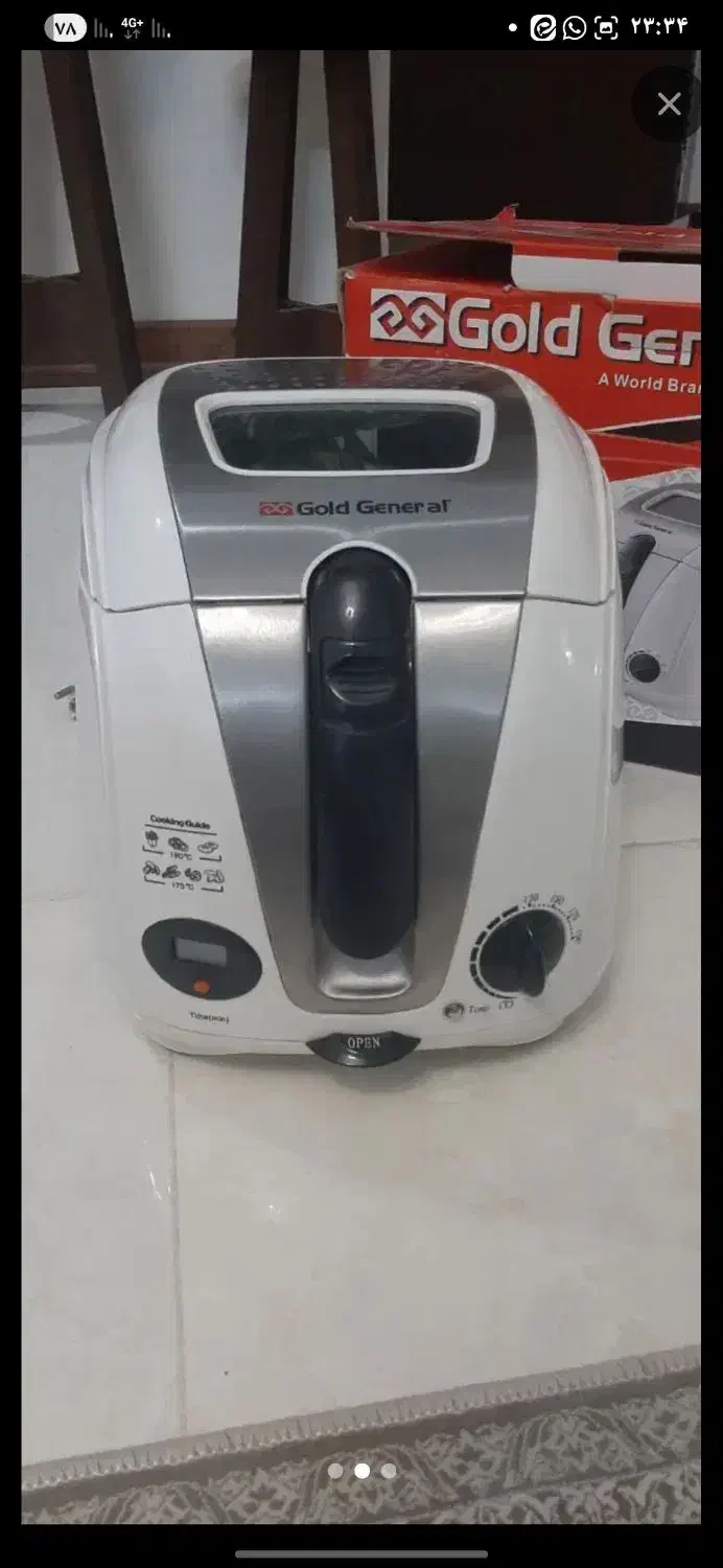 سرخکن روغنی بدون استفاده|اجاق گاز و لوازم برقی پخت‌وپز|یاسوج, |دیوار