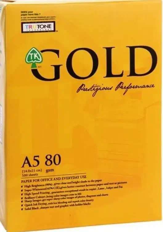 کاغذ گلد a5 هشتاد گرم|لوازم التحریر|پردیس, فاز ۳|دیوار