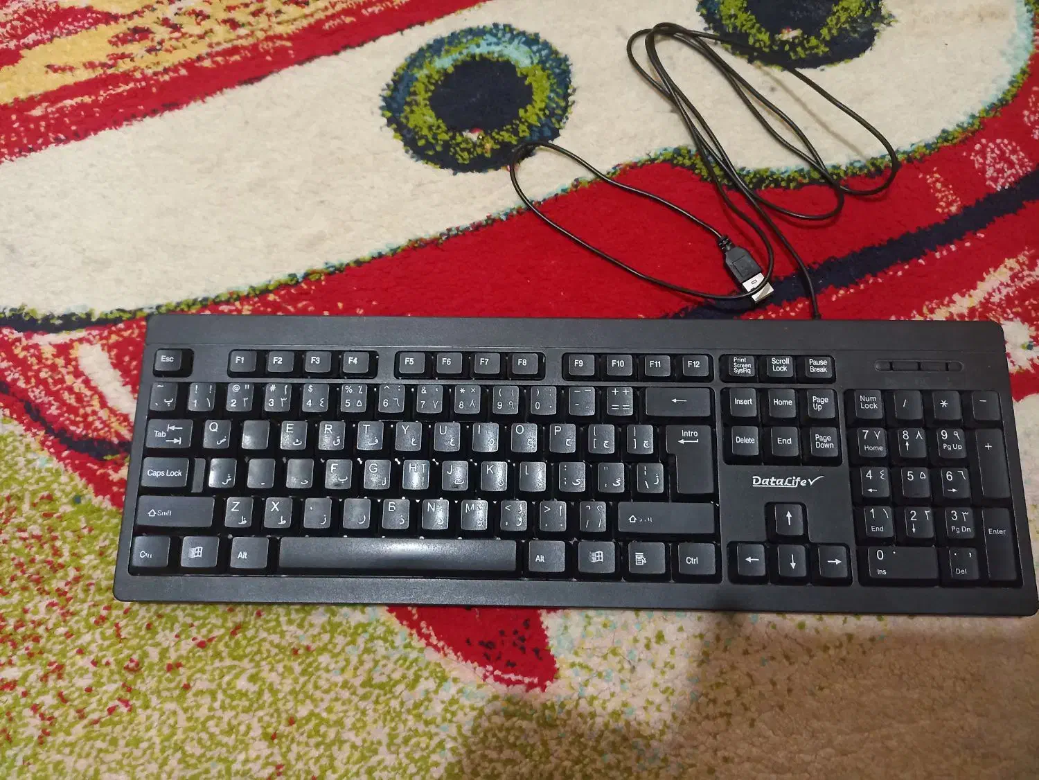 کیبورد datalife کاملا سالم|قطعات و لوازم جانبی رایانه|اسلام‌شهر, شهرک واوان|دیوار