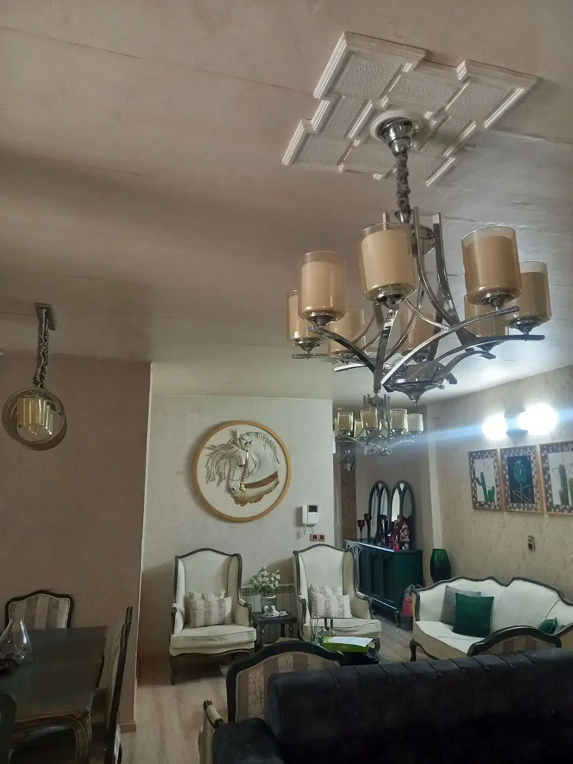 لوستر ۸ شاخه ۲ عدد|لوستر و چراغ آویز|تهران, شکیبا|دیوار