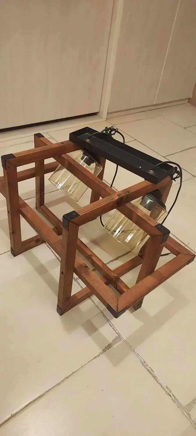 لوستر چوبی|لوستر و چراغ آویز|تهران, نعمت‌آباد|دیوار