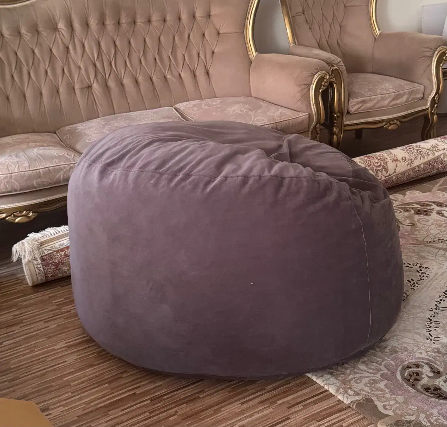 مبل شنی بین بگ ابری تمیز|مبلمان خانگی و میز عسلی|مشهد, چهارچشمه|دیوار