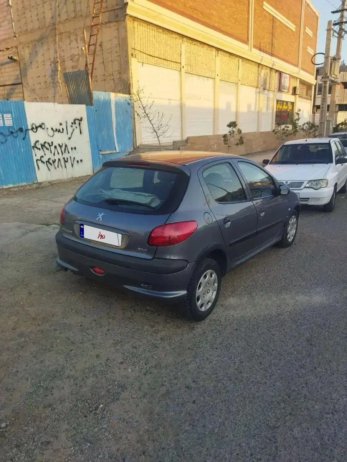۲۰۶ بدون رنگ مدل ۸۷ معاوضه با پاترول ۴درب|خودرو سواری و وانت|تهران, دستغیب|دیوار