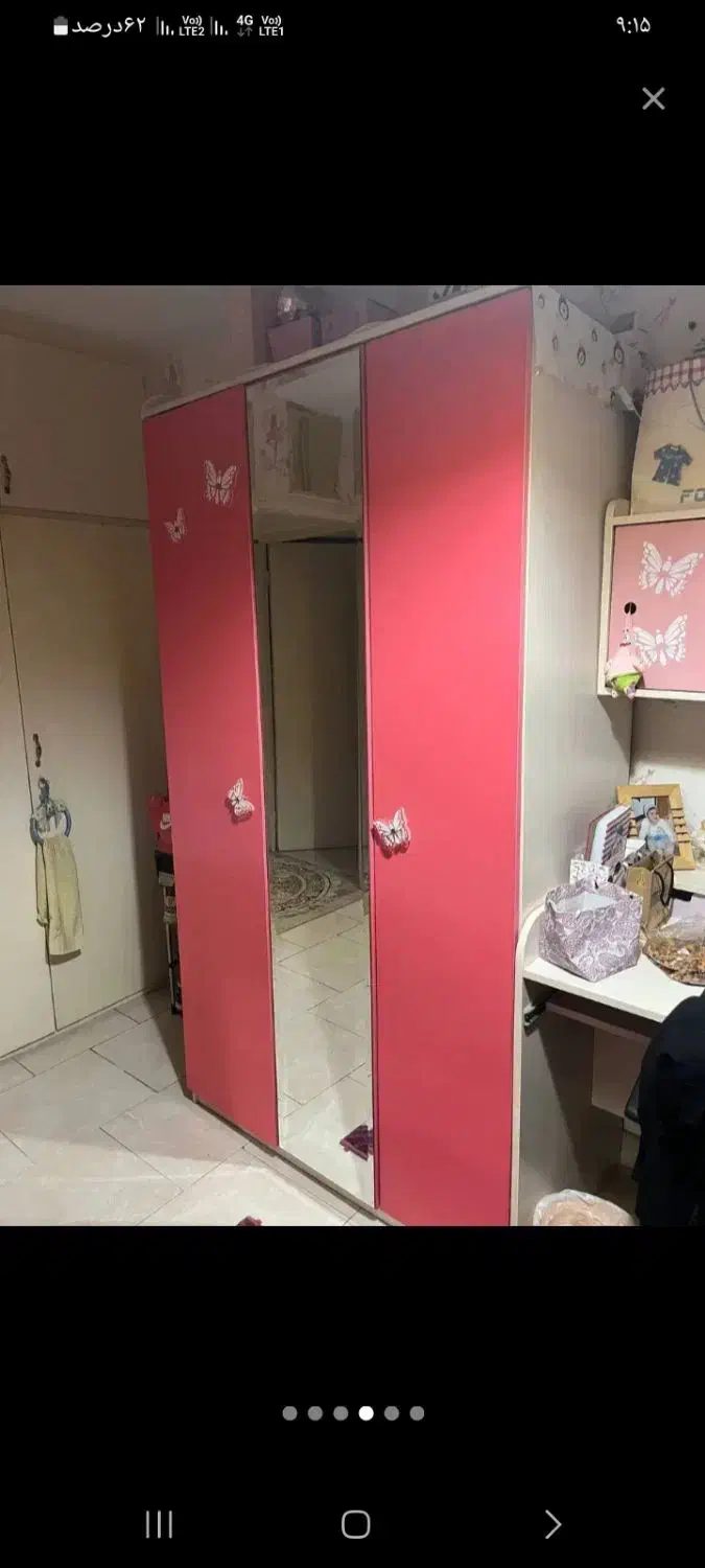 سرویس خواب کامل دخترانه شیک|تخت و سرویس خواب|بیرجند, |دیوار