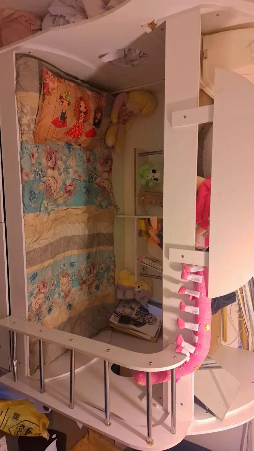 تختخواب دو طبقه فروش فوری|تخت و سرویس خواب|مشهد, چاهشک|دیوار