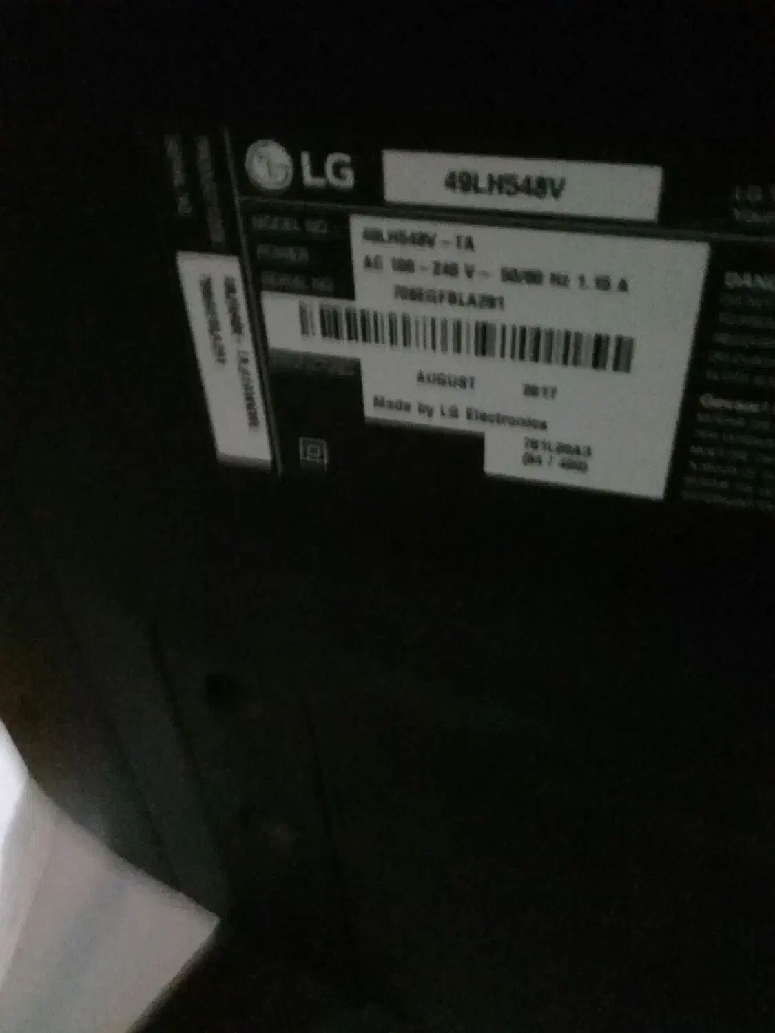 یک دستگاه ال ای دی ۵۰اینچ درحد نو|تلویزیون و پروژکتور|الیگودرز, |دیوار