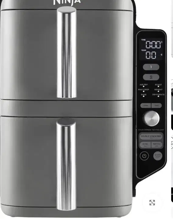 سرخ‌کن بدون روغن نینجا دو طبقه Double Stack XL|اجاق گاز و لوازم برقی پخت‌وپز|بوشهر, |دیوار