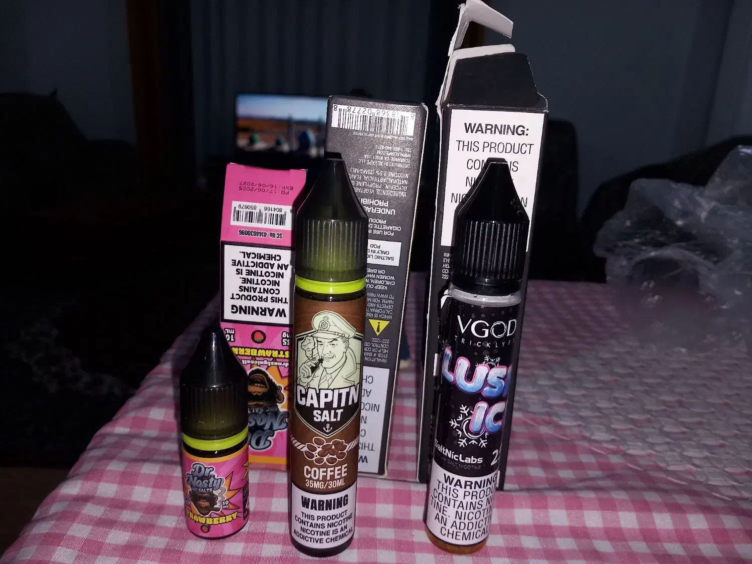 3 طعم سالت اصلی توت فرنگی و قهوه و هندونه|زیورآلات و اکسسوری|لشت نشا, |دیوار