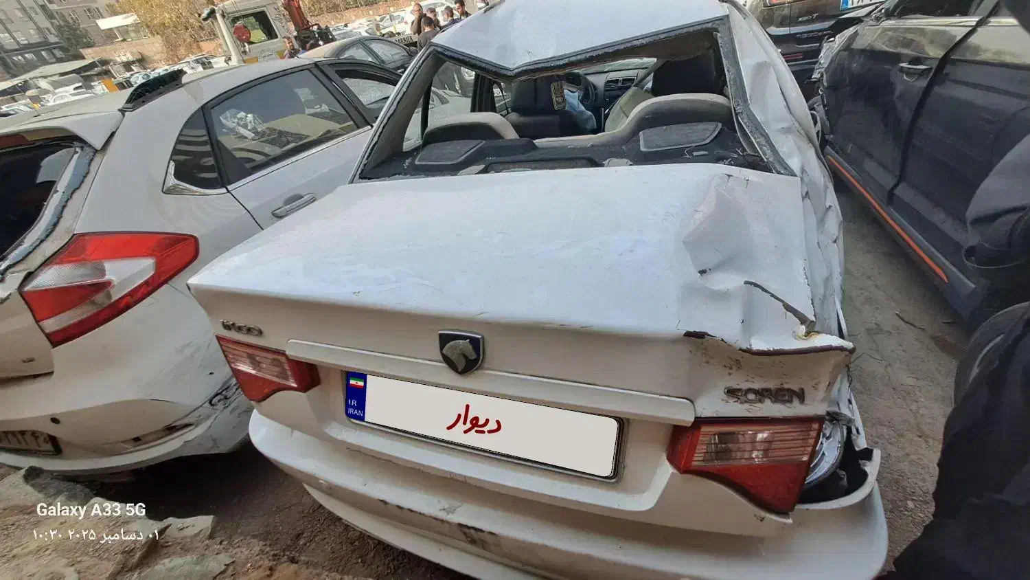 سمند سورن ef7 تصادفی|خودرو سواری و وانت|تهران, پونک|دیوار