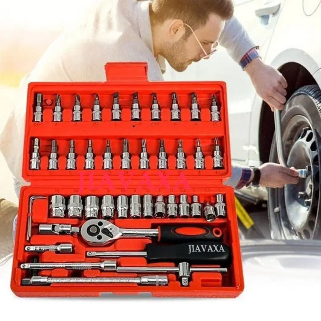 مجموعه جعبه بکس 46 عددی مدل MaxGrip/اورجینال|ابزارآلات|جیرفت, |دیوار