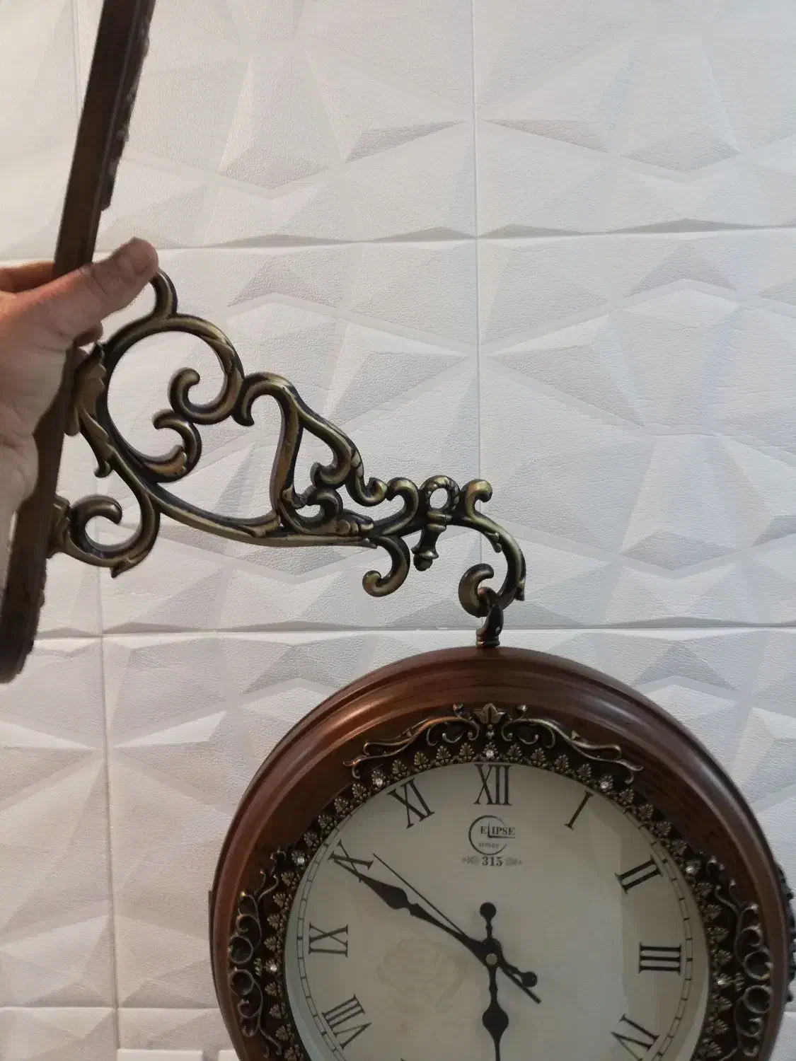 ساعت دو رو|ساعت دیواری و تزئینی|اهواز, کوی باهنر|دیوار