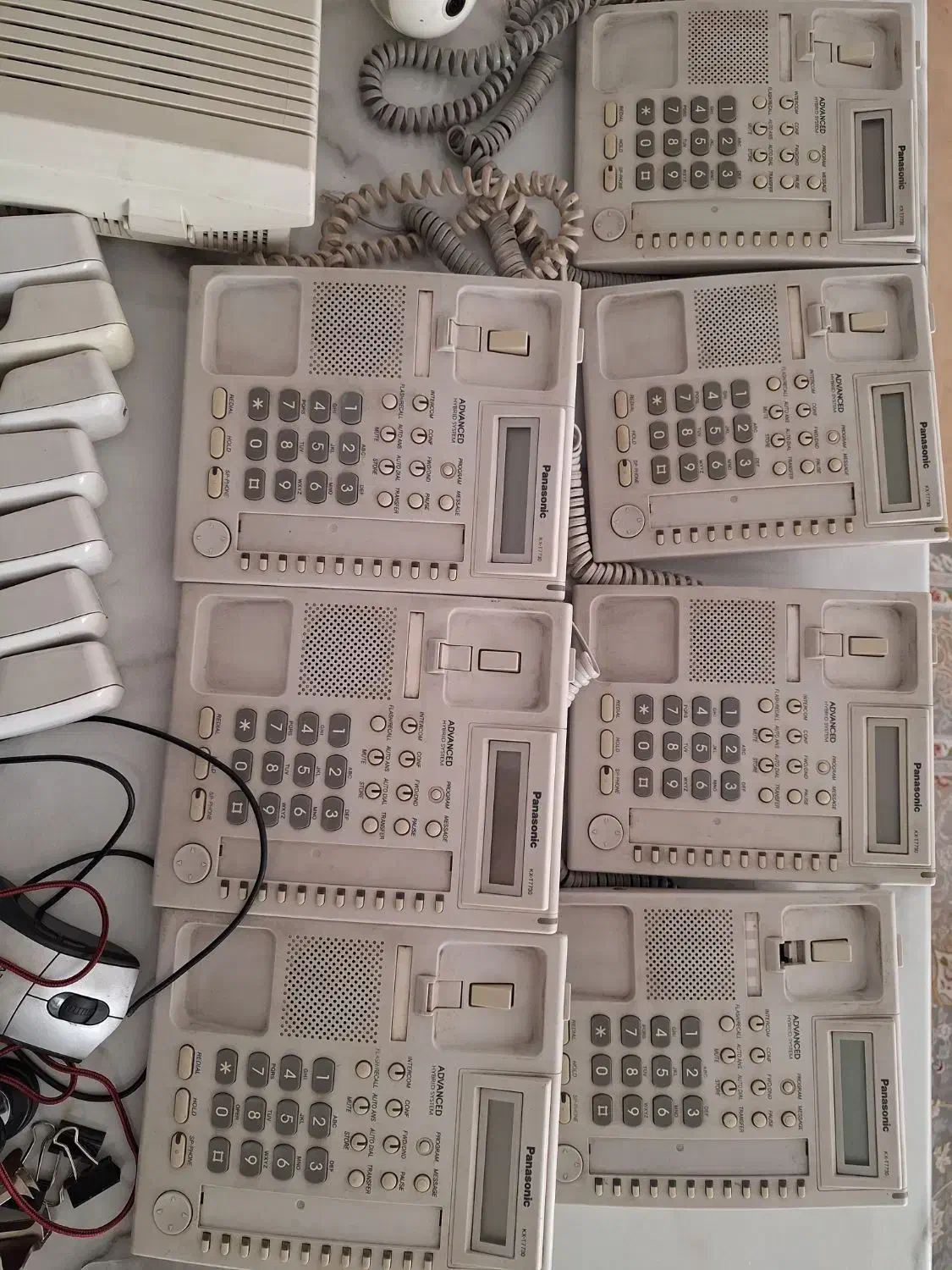 دستگاه سانترال و گوشی پاناسونیک|تلفن رومیزی|ری, دیلمان|دیوار