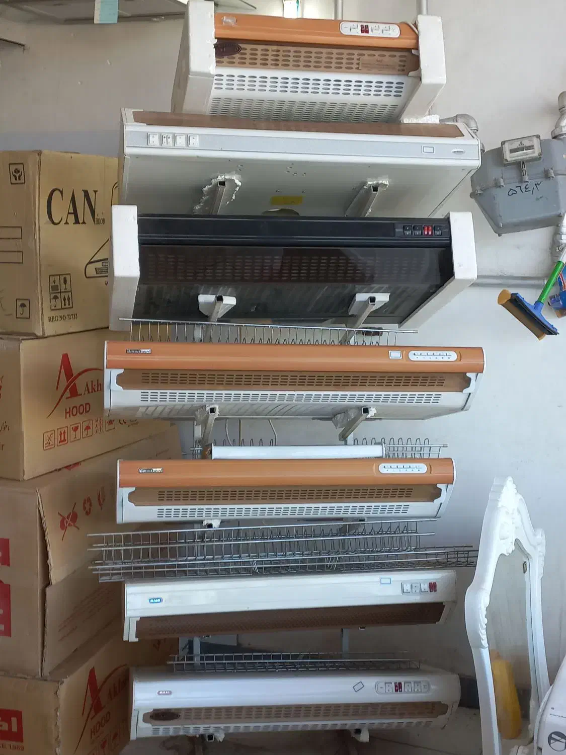 هودهای زیرکابینتی کن.درسا.استیل البرز.مس|هود|میانه, |دیوار