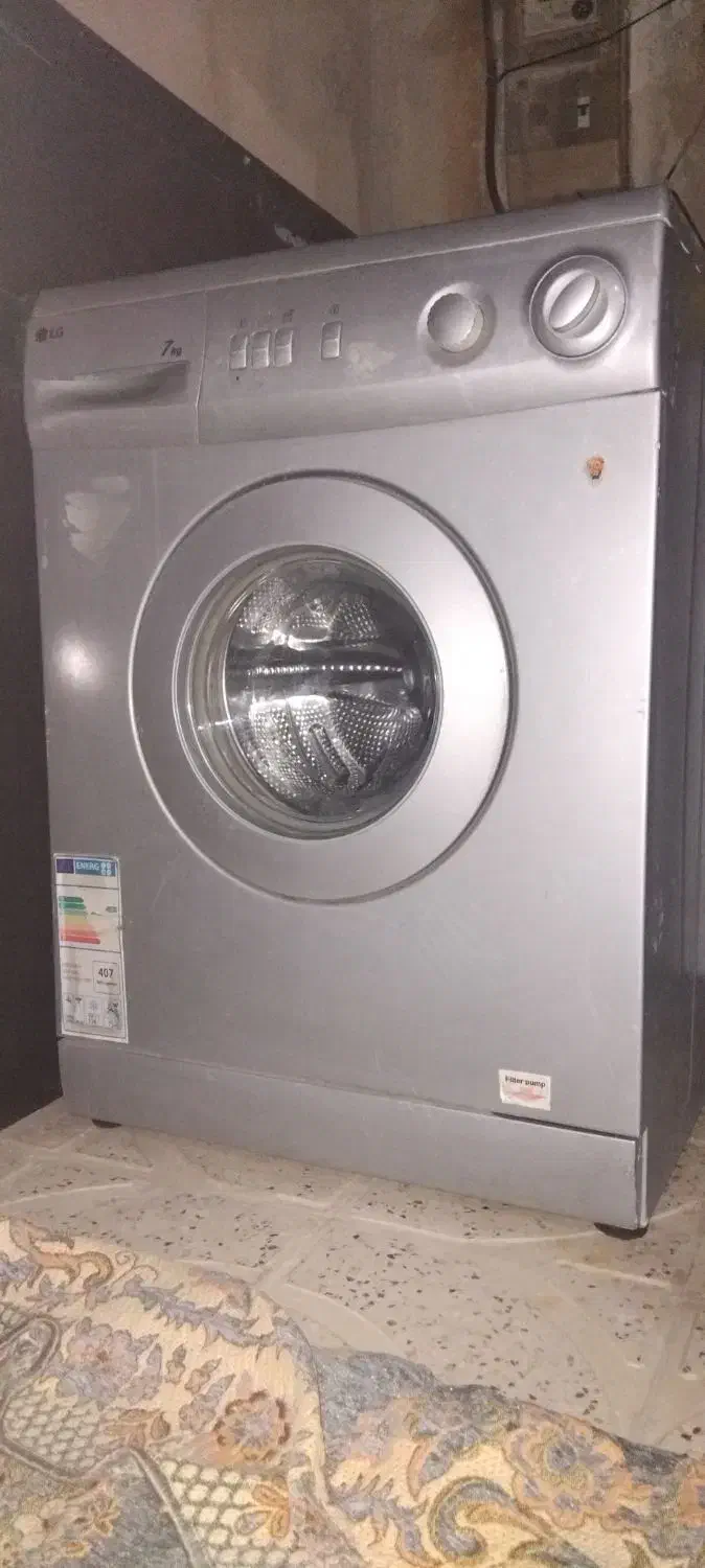 لباسشویی ۷ کیلو الجی سالم|ماشین لباسشویی و خشک‌کن لباس|کرمانشاه, |دیوار