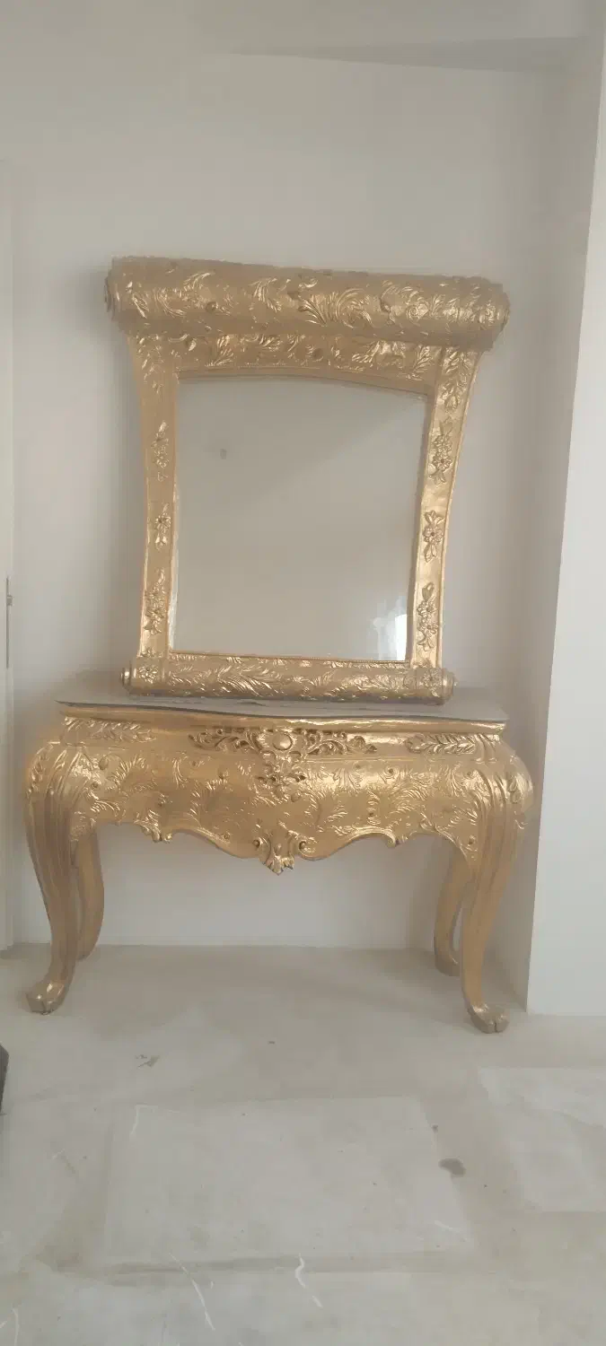 آینه کنسول|بوفه، ویترین، کنسول|تبریز, |دیوار