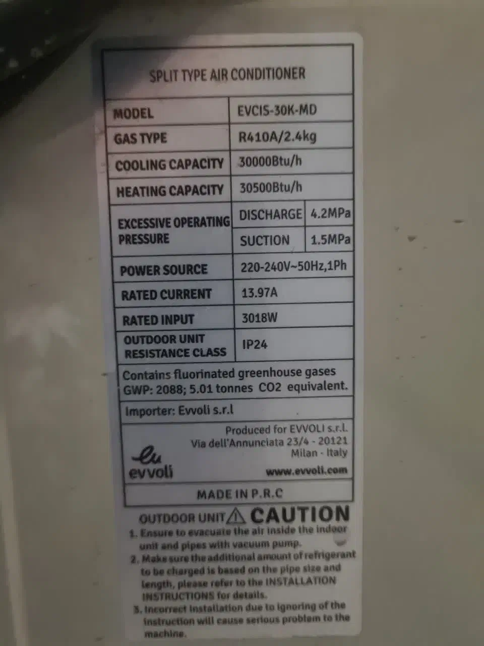 کولر گازی ۳۰ هزار موتور پیستونی قدیمی اصل ایتالیا|کولر گازی و فنکوئل|یزد, |دیوار