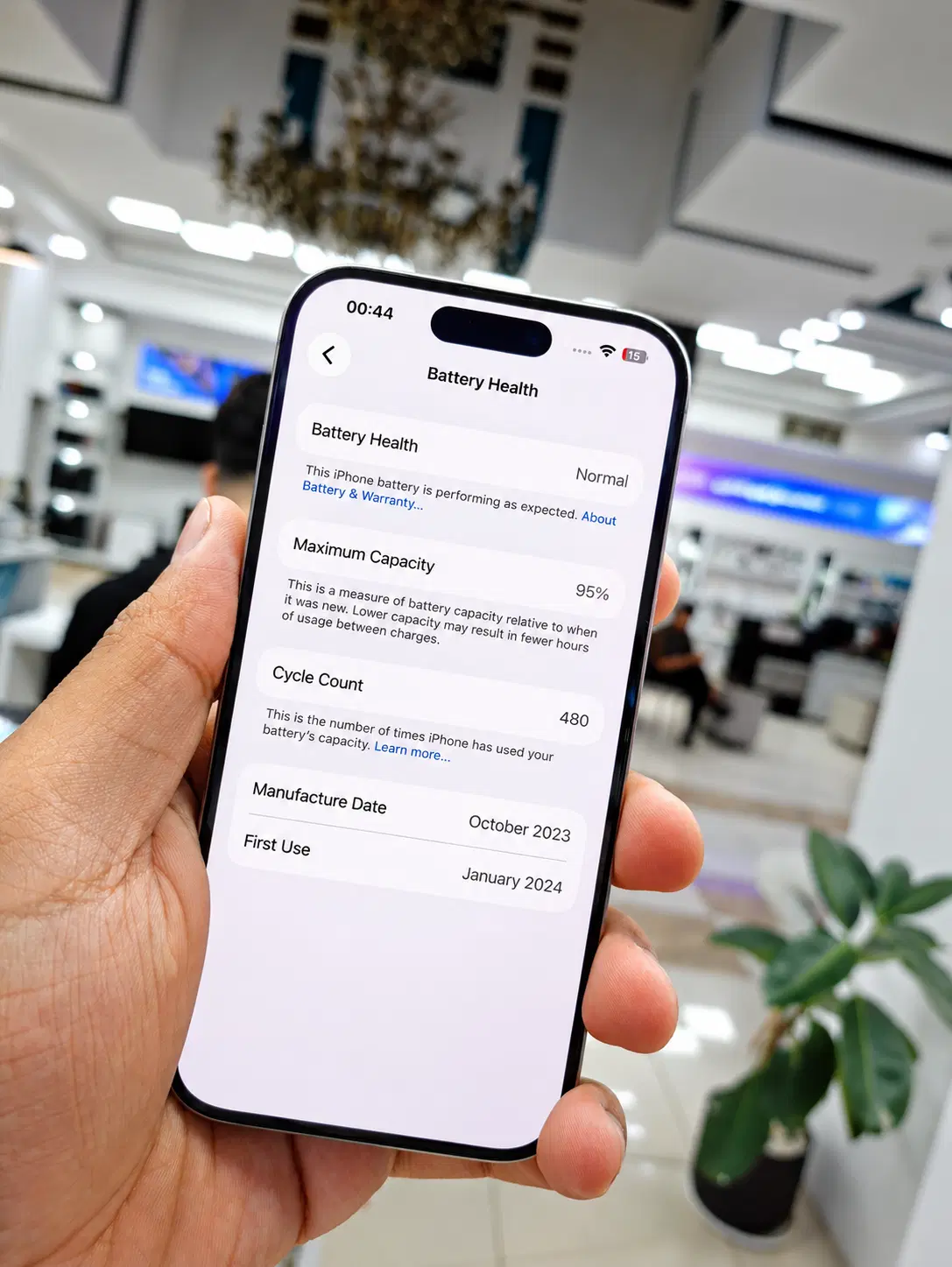 ایفون 15pro رنگ نچرال ZAA|موبایل|خمینیشهر, |دیوار