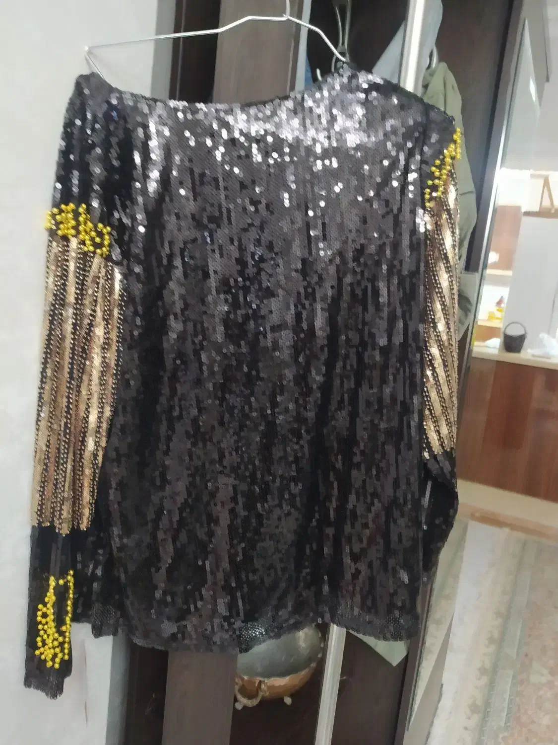 بلوز مجلسی رنگ مشکی نو مارک داره|لباس|رامسر, |دیوار