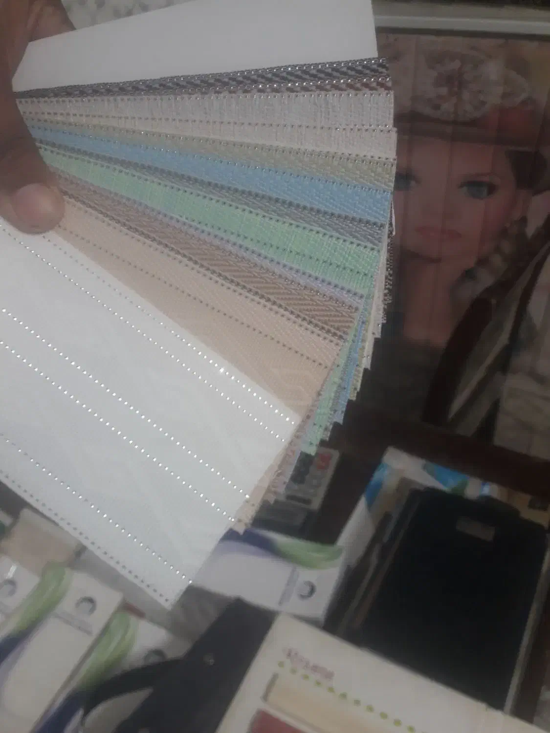 پرده زبرا شب روز تولیدی|پرده، رانر، رومیزی|ملایر, |دیوار