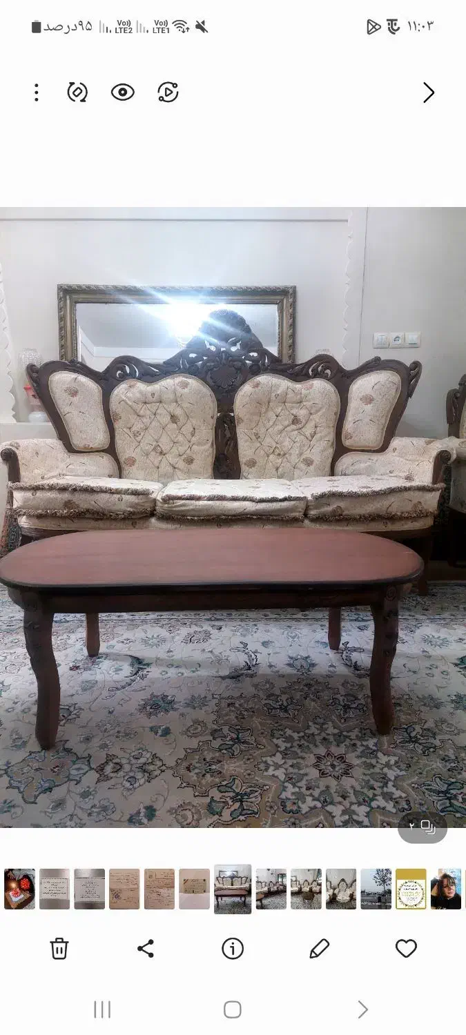 مبل ۹ نفره|مبلمان خانگی و میز عسلی|قزوین, |دیوار