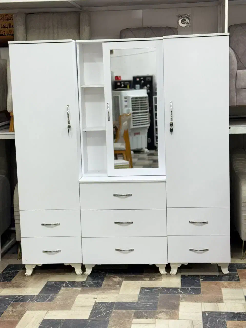 کمد لباس لحاف تشک به قیمت تولیدی|جاکفشی، کمد، دراور|نقده, |دیوار