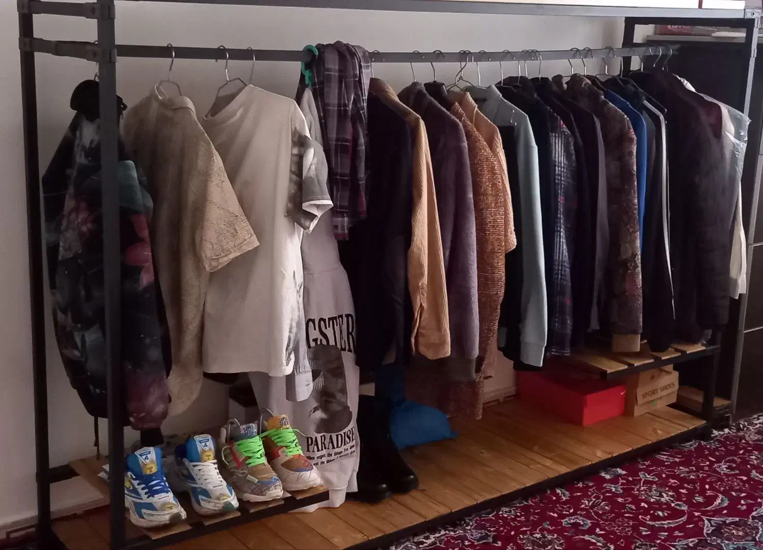 رگال لباس و جا کفشی|جاکفشی، کمد، دراور|قرچک, میرزائی شمالی|دیوار