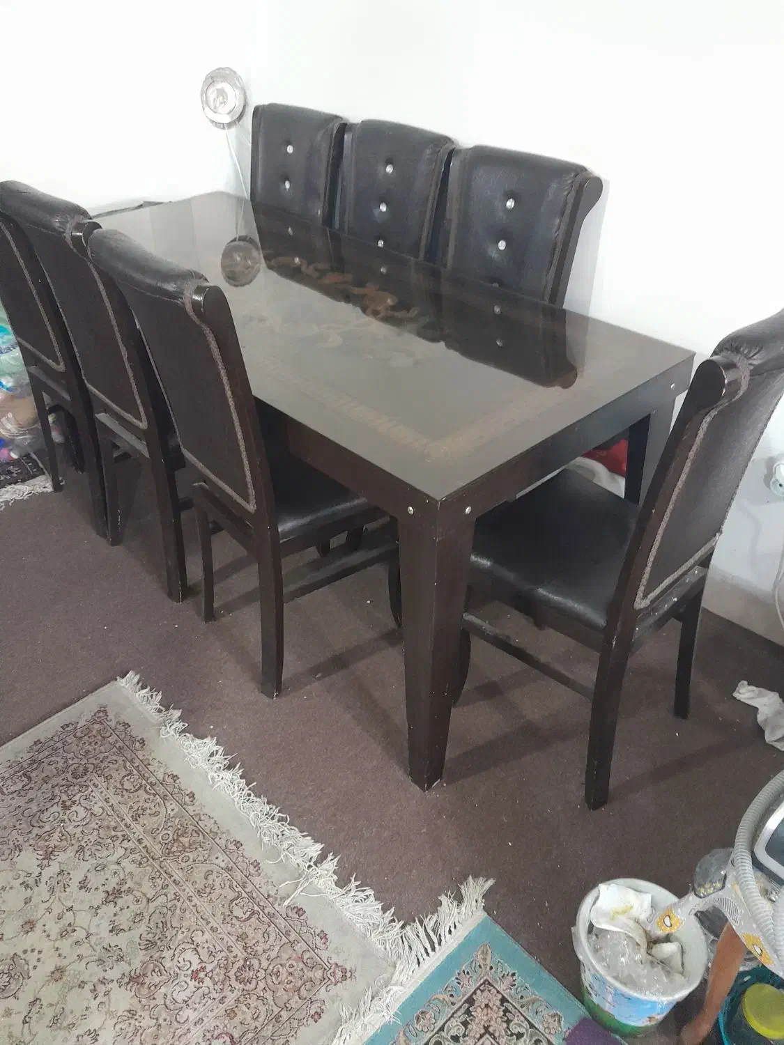 میز نهار خوری|میز و صندلی غذاخوری|شیراز, شهرک گلستان|دیوار