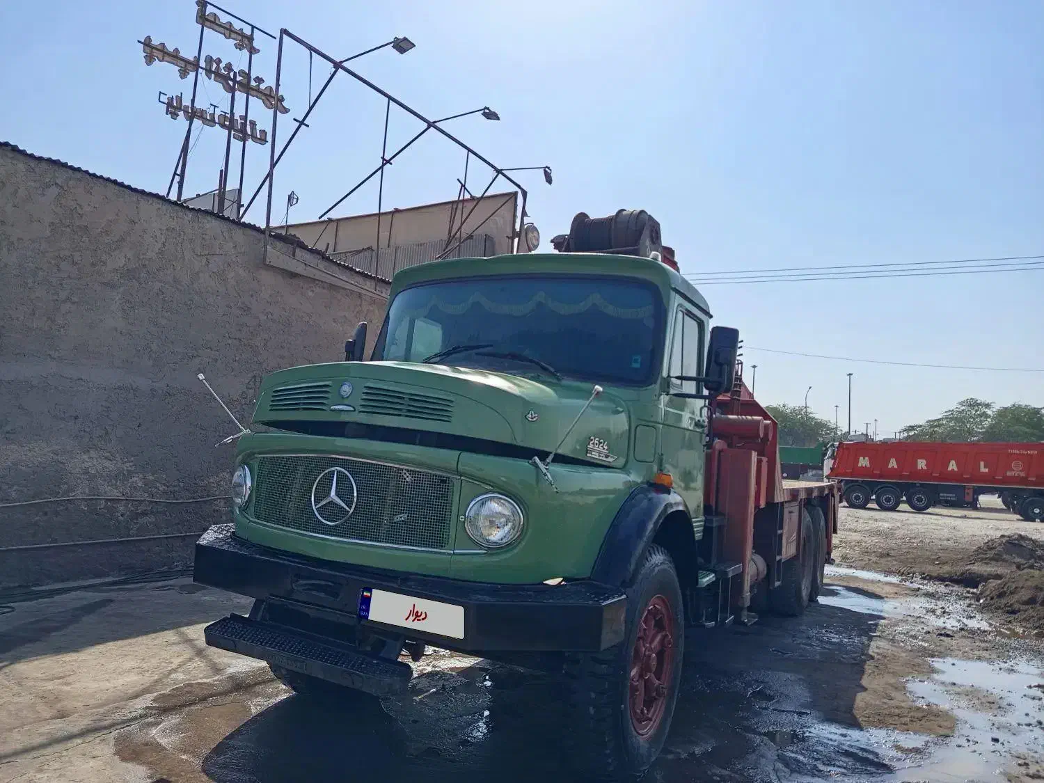 جرثقیل بنز ده تن مدل 62|خودرو سنگین|بندرعباس, |دیوار