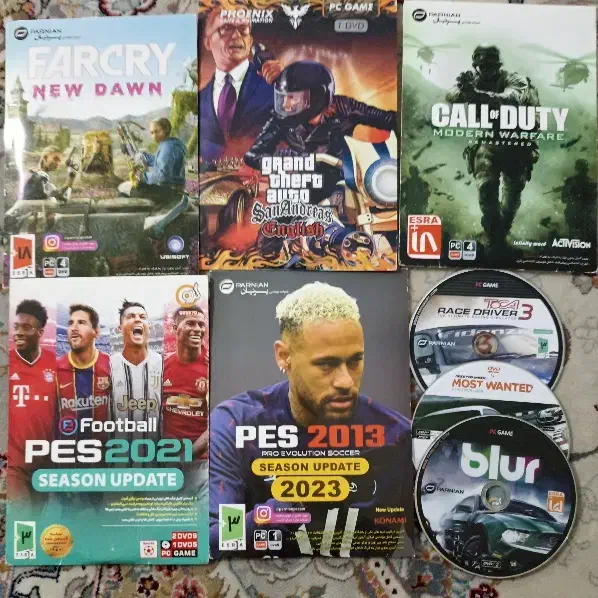 تعدادی بازی کامپیوتر|کنسول، بازی ویدئویی و آنلاین|اندیمشک, |دیوار