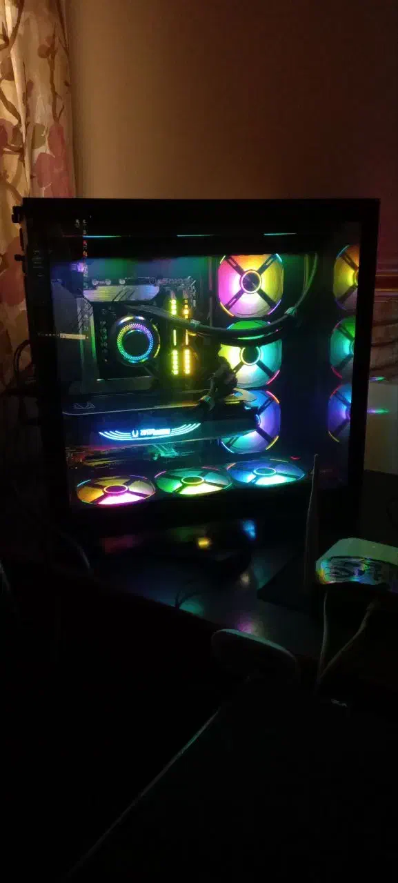 کامپیوتر گیمینگ به همراه مانیتور گیمینگ|رایانه رومیزی|ورامین, ورامین|دیوار