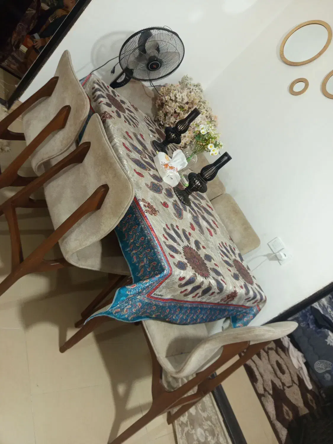 میز ناهار خوری 6نفره|میز و صندلی غذاخوری|کردکوی, |دیوار