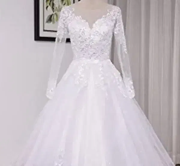 لباس عروس استین دار|لباس|تهران, والفجر (افسریه)|دیوار