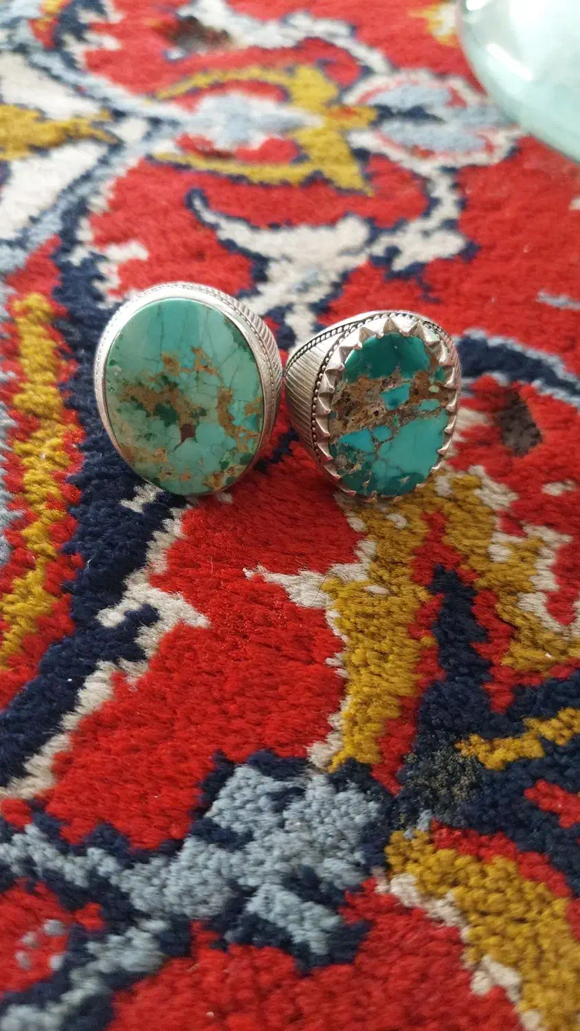 انگشتر فیروزه کلکسیونی. زیبا|بدلیجات|سنندج, |دیوار