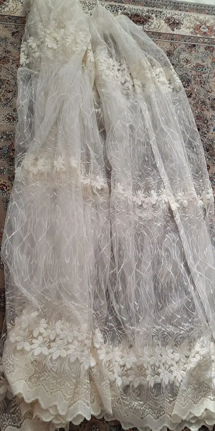 دو عدد پرده توری سالم سالم|پرده، رانر، رومیزی|قرچک, میرزائی شمالی|دیوار